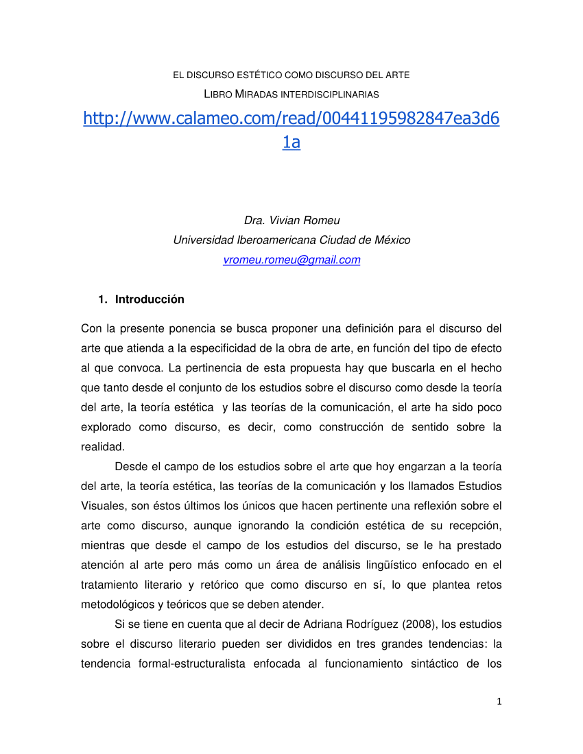 Lee más sobre el artículo El discurso estético: definición y ejemplos